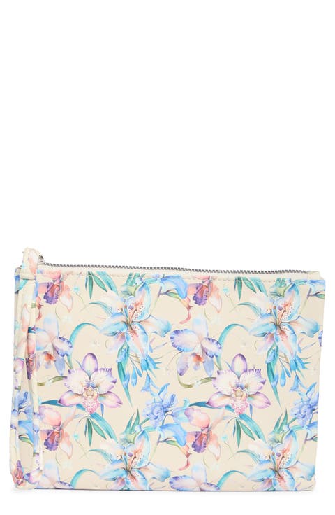 Floral Print Clutch