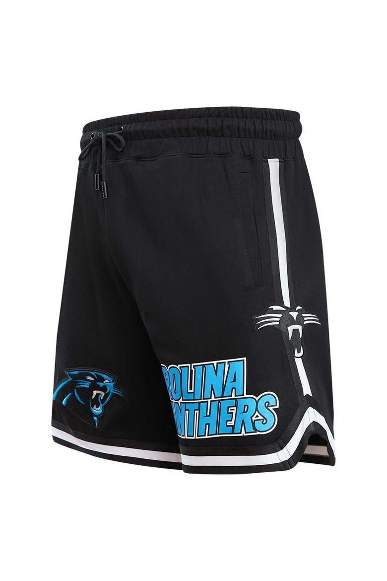 Men's Pro Standard Black Carolina Panthers Classic Chenille Shorts, Alternate, color, Black