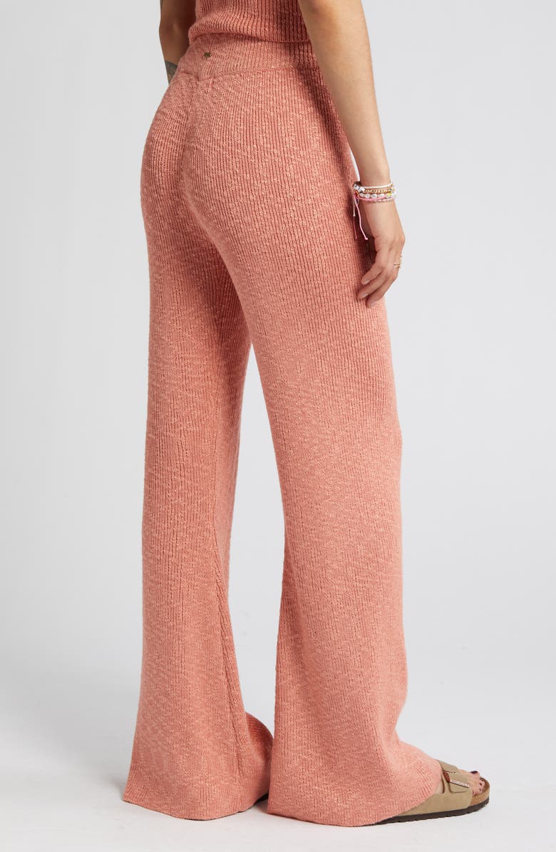 Rip Curl Tropics Pull-On Rib Stitch Pants, Alternate, color, Coral
