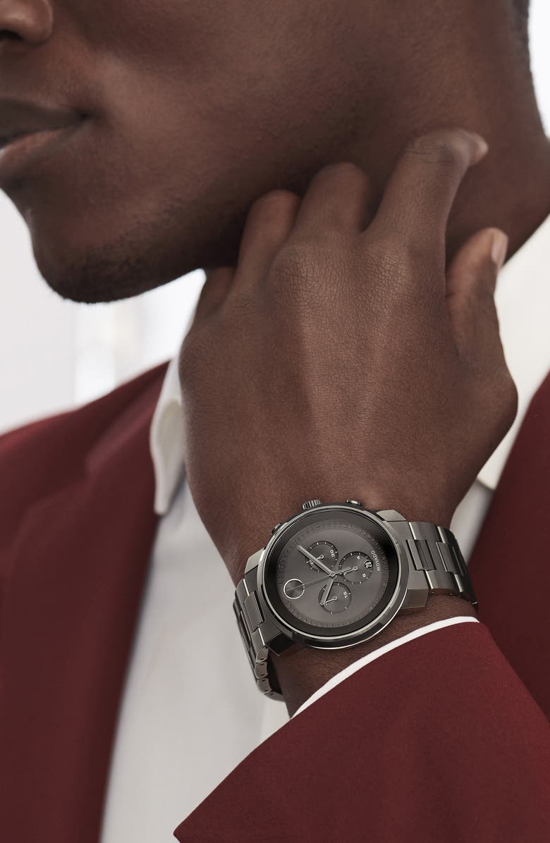 Movado Bold Chronograph Bracelet Watch, 44mm, Alternate, color,