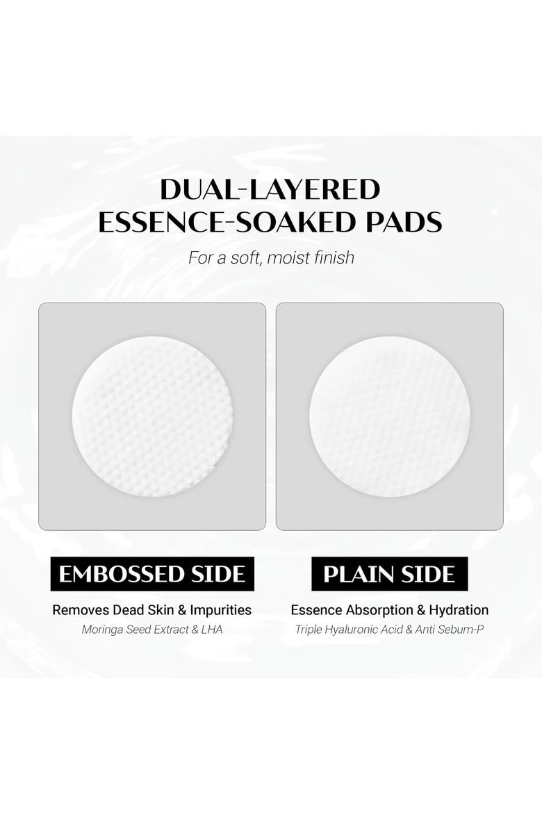 Glow Fit Serum Pad Hydrating Toner Pads for Pore Care  60 Pads, Alternate, color, White