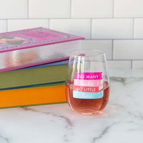 Jollity & Co Book Club Wine Glass In So Many Books...
