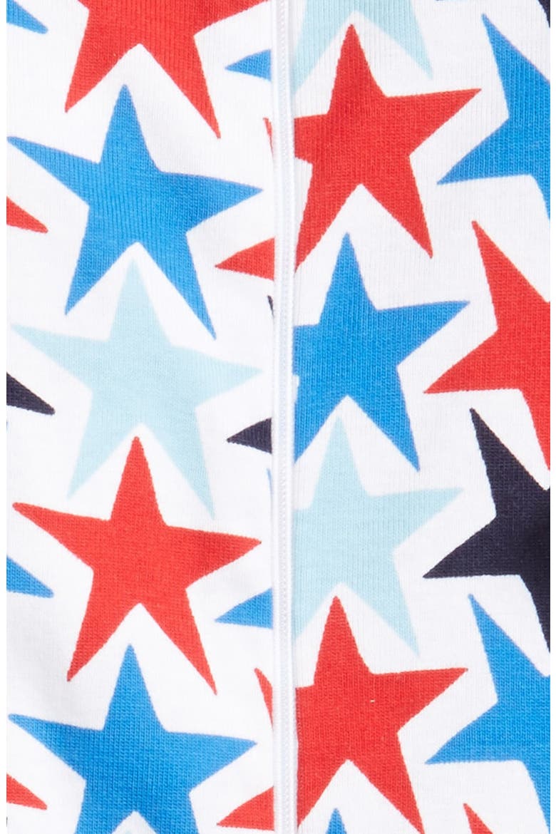 Organic Cotton Fitted One-Piece Pajamas, Alternate, color, SUPERSTARS