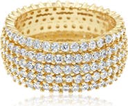 SHYMI Pavé Cigar Band Ring
