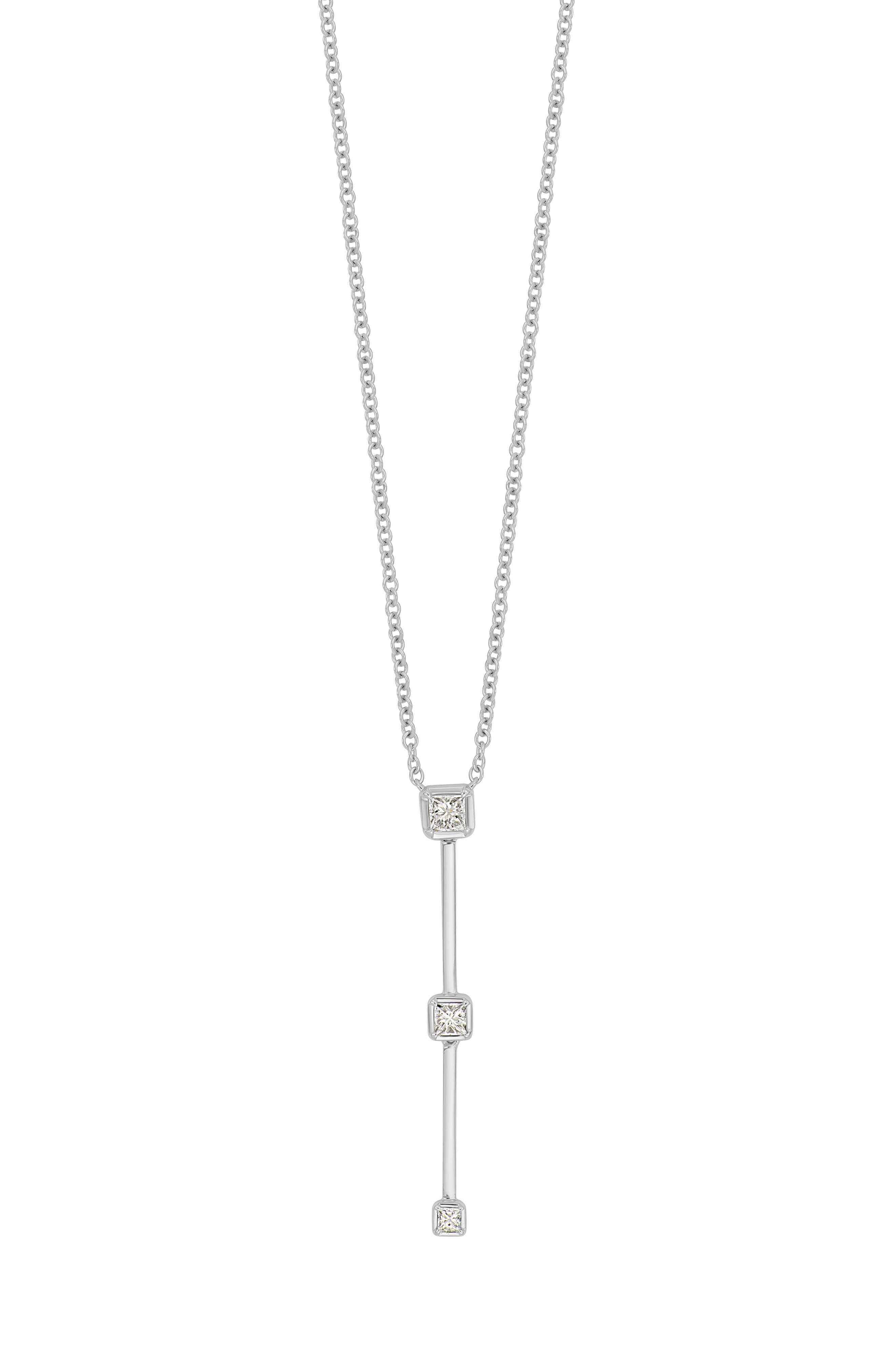 Bony Levy Aviva Drop Diamond Pendant Y-Necklace