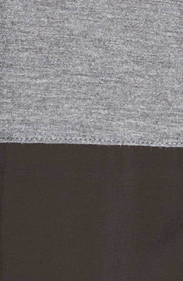 Vince Camuto Two by Vince Camuto Mixed Media Jewel Neck Tunic, Alternate, color, 