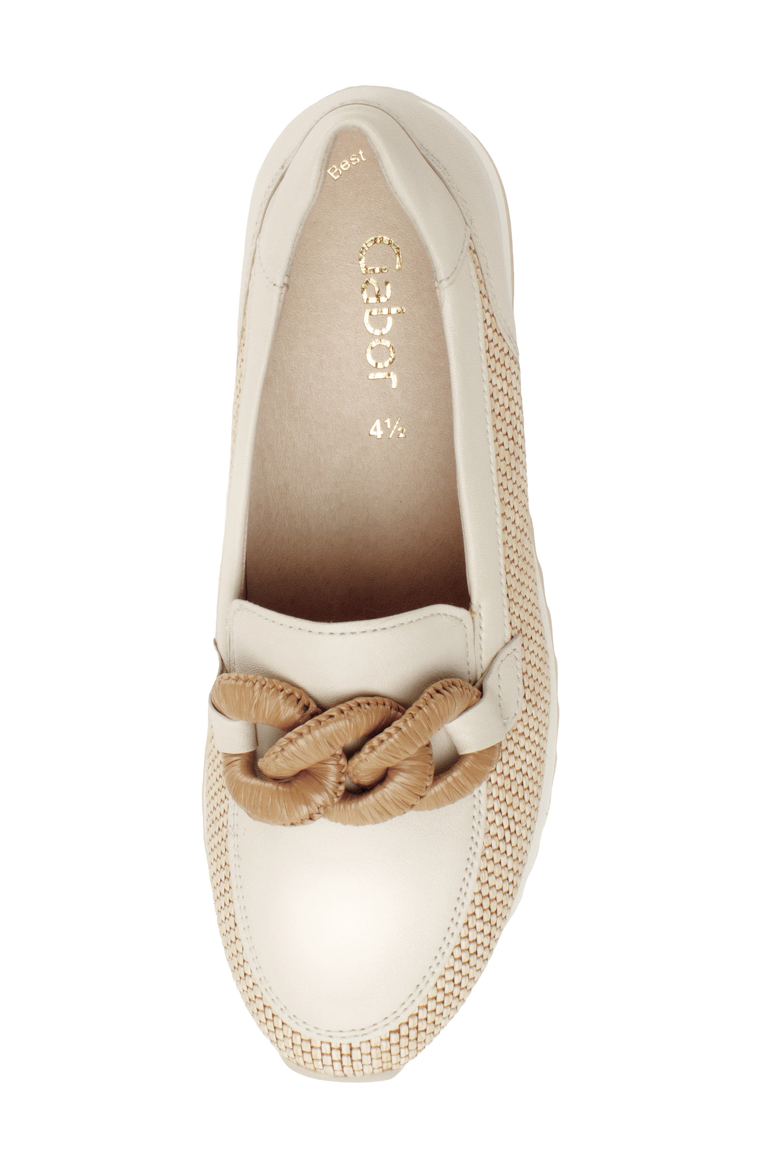 Gabor Chain Link Loafer, Alternate, color, 