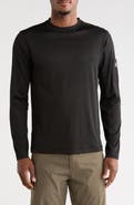 CARBON + CRAFT Grid Jacquard Long Sleeve T-Shirt