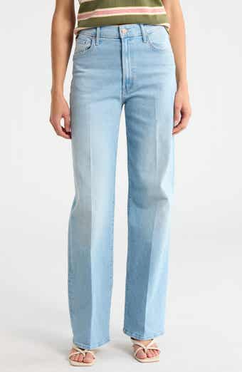 MOTHER The Maven Sneak High Waist Wide Leg Jeans