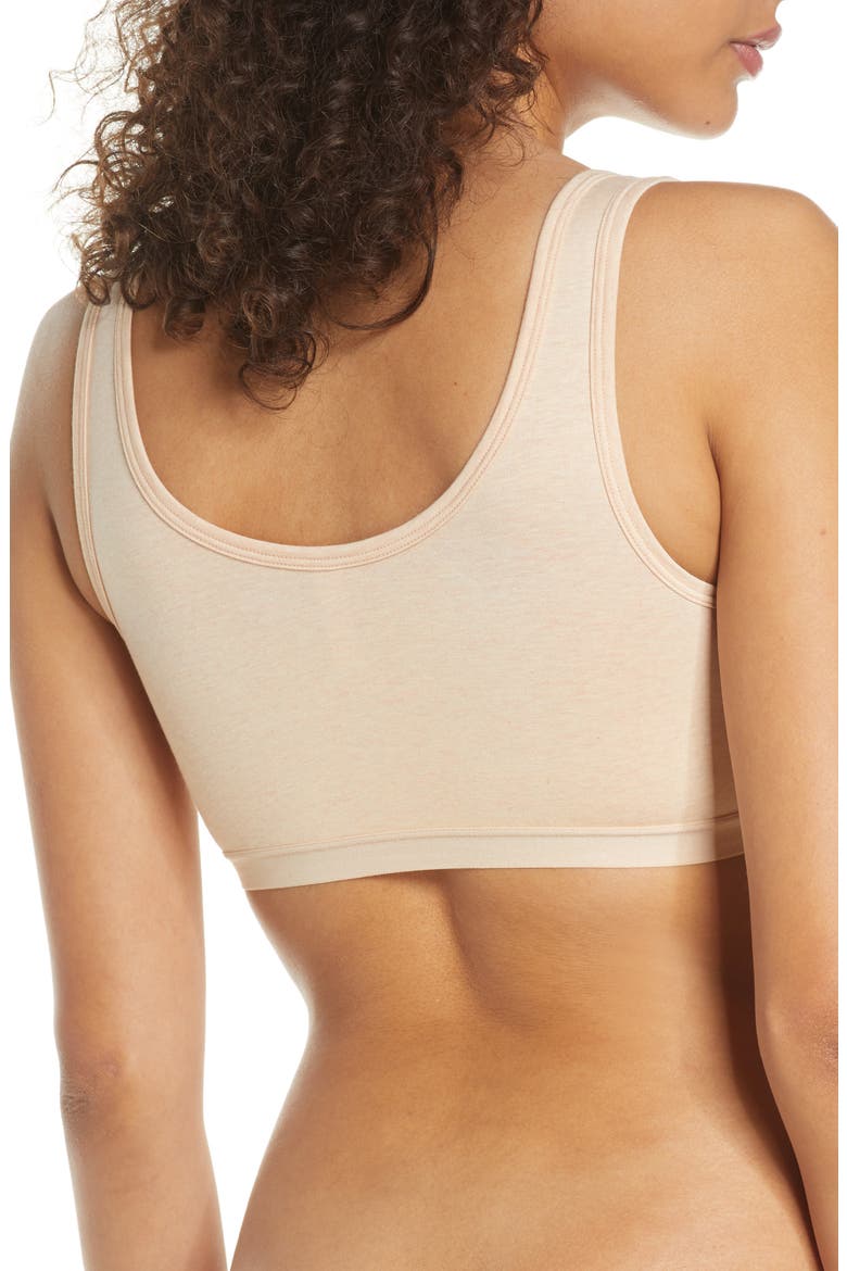 Scoop Neck Knit Bralette, Alternate, color, WET WHEAT