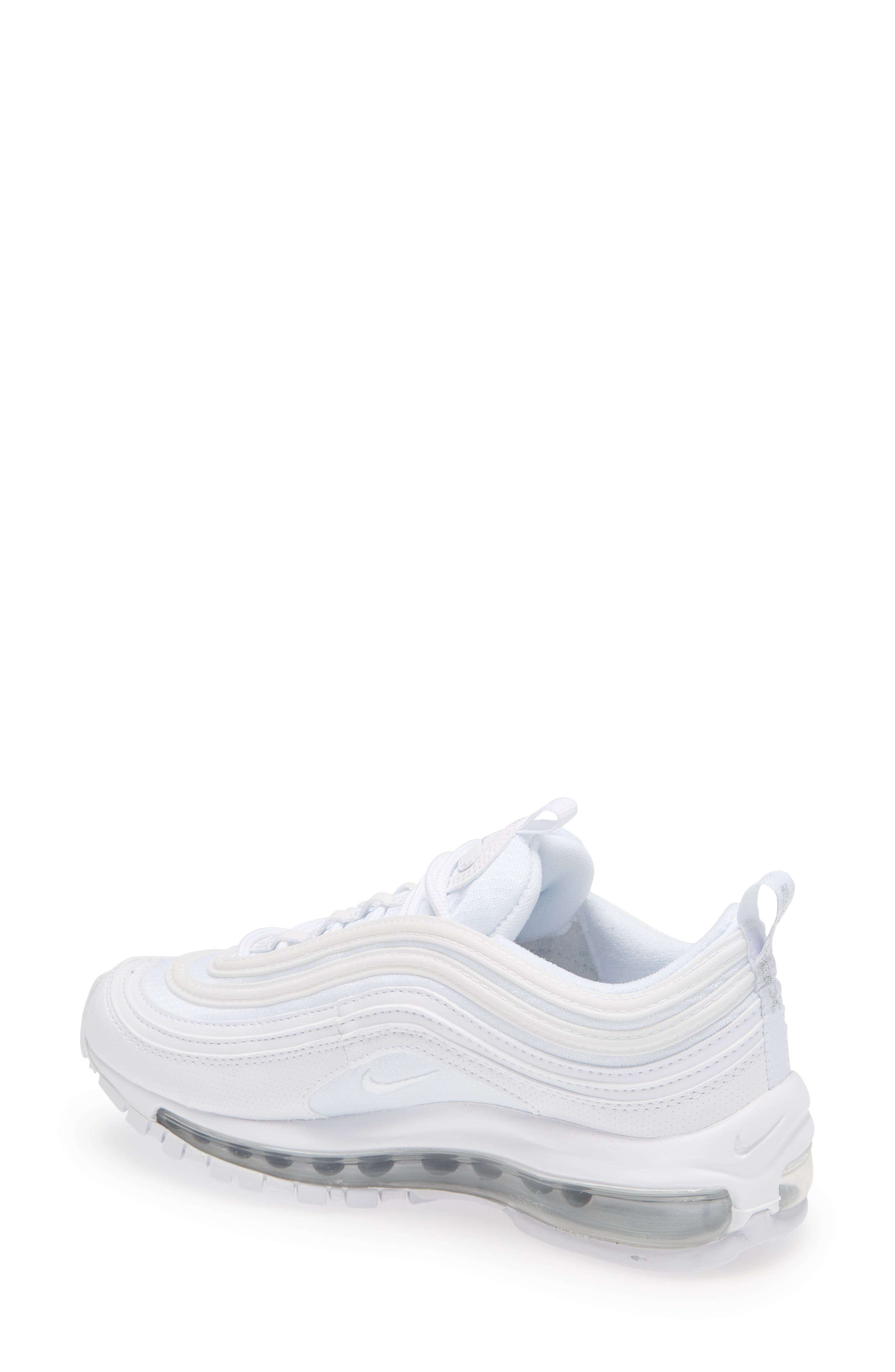 Nike Kids' Air Max 97 Sneaker, Alternate, color, 104 White/White