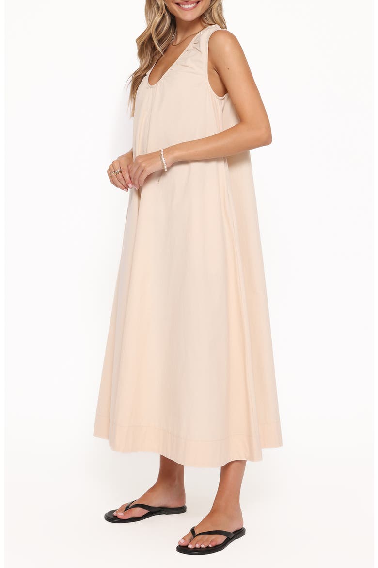 Laurita Cotton Maxi Dress, Alternate, color, OATMEAL