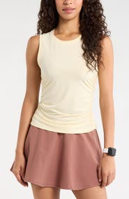 Zella Breathe Ruched Tank