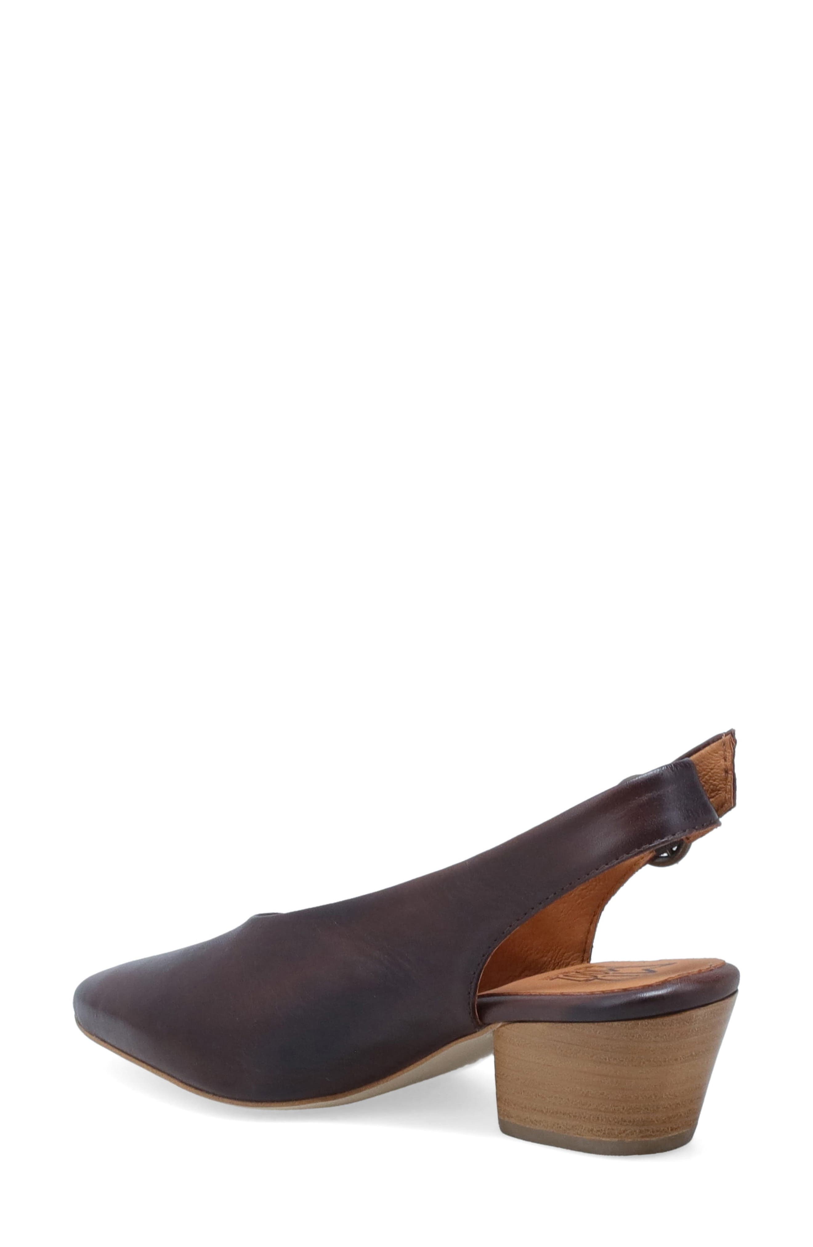 Haven Slingback Pointed Toe Pump, Alternate, color, BROWN