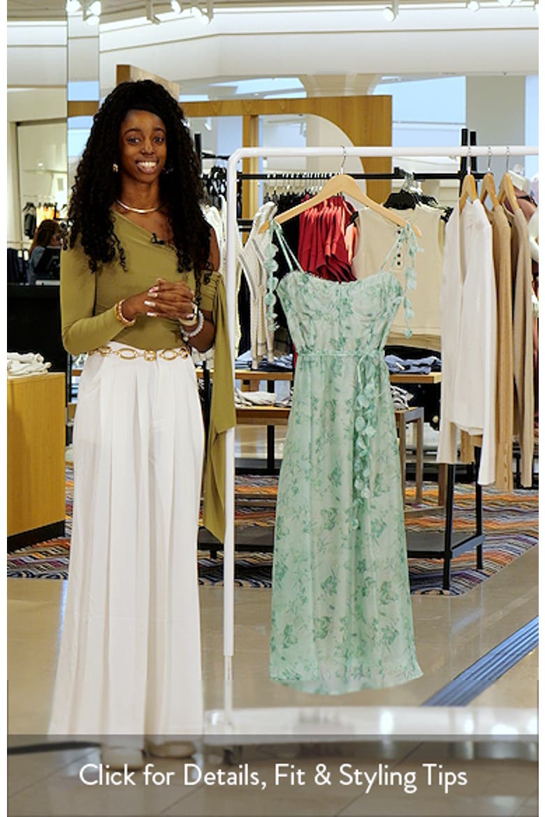 Halcyon Floral Print A-Line Dress video