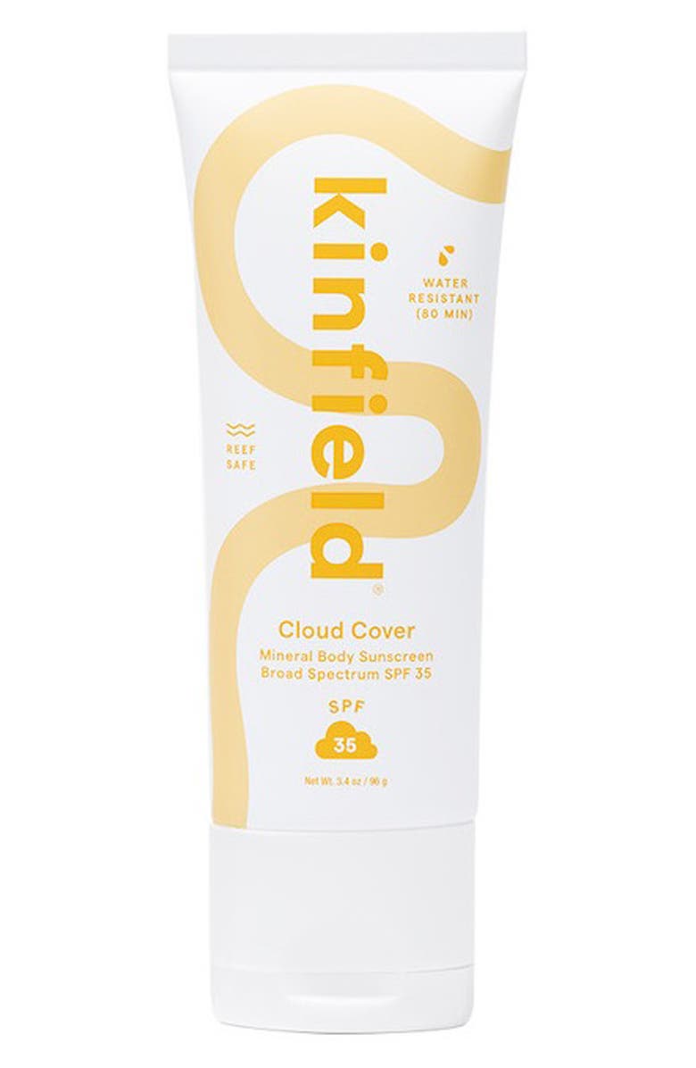 KINFIELD Cloud Cover SPF 35 Sunscreen, Main, color, Yellow