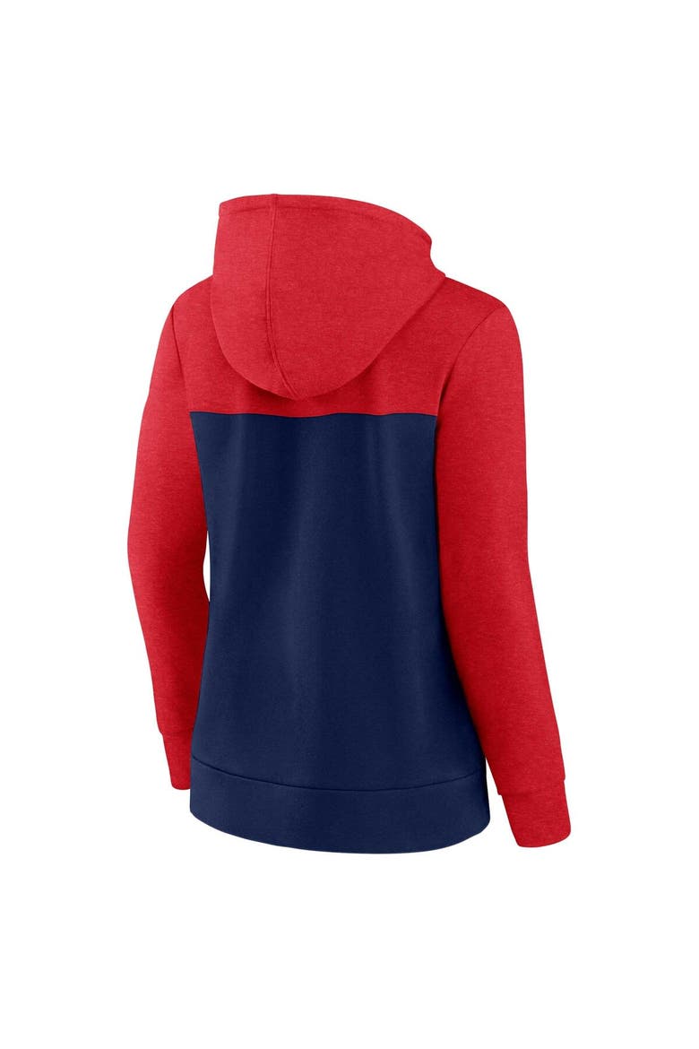 Women's Fanatics Branded Red/Navy St. Louis Cardinals City Ties Hoodie Full-Zip Sweatshirt, Alternate, color, Red