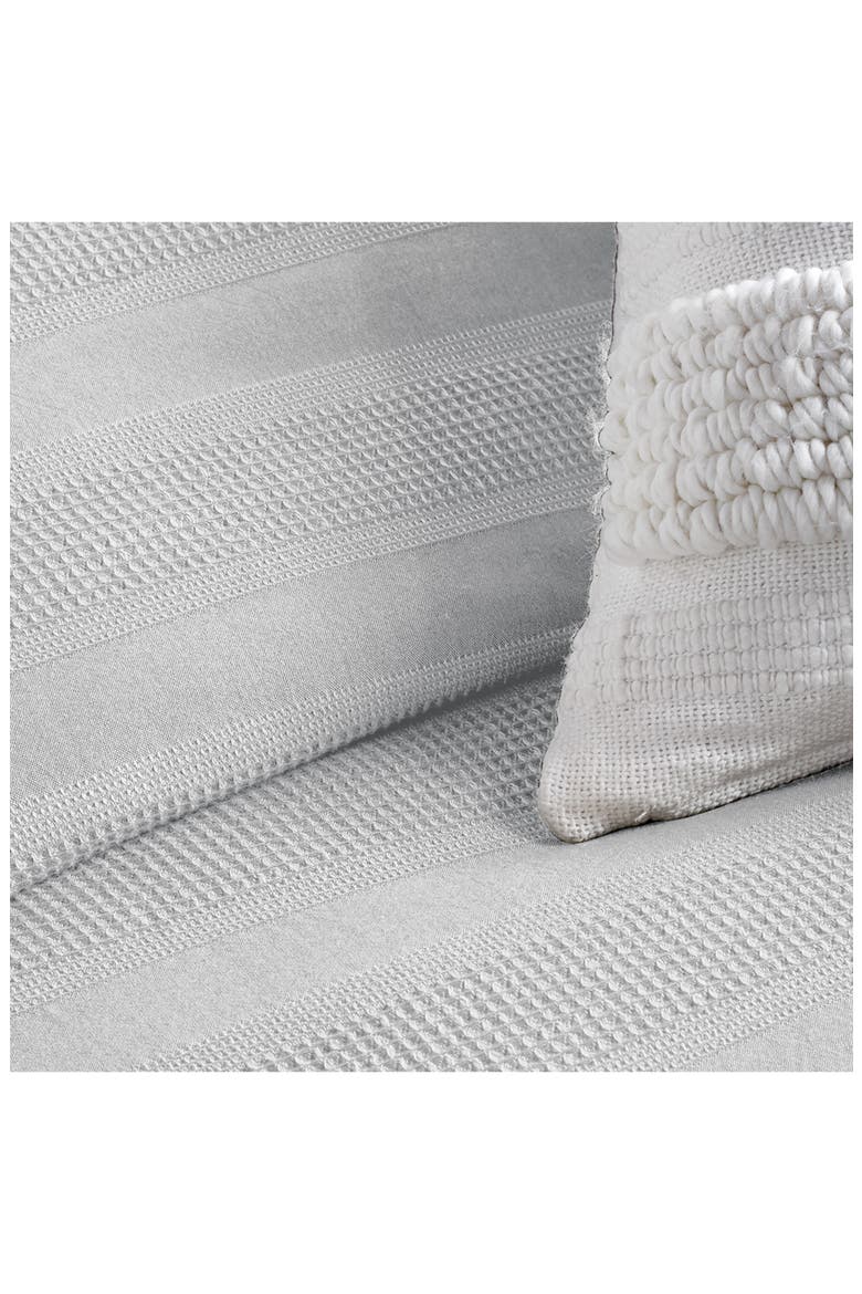 Avenue Stripe Cotton Comforter & Sham Set, Alternate, color, GREY