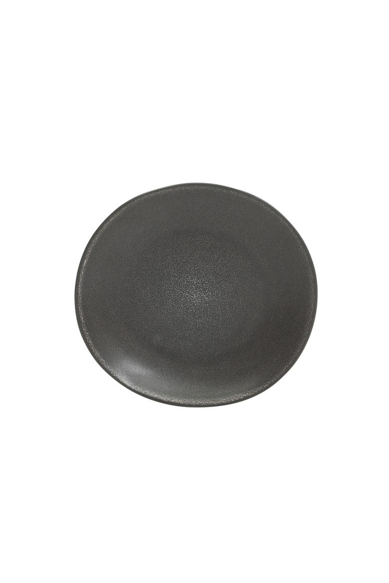 Zion Mist 16-Piece Reactive Glaze Stoneware Dinnerware Set, Alternate, color, Black