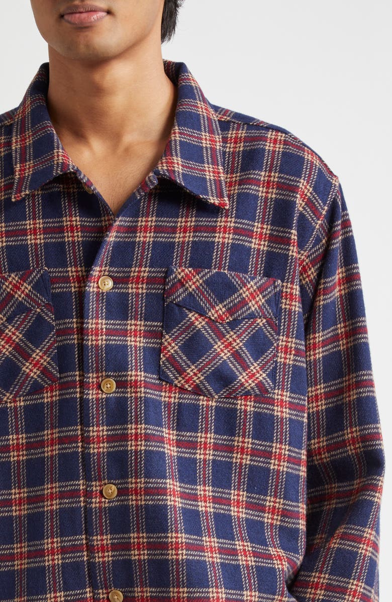 STOCKHOLM SURFBOARD CLUB Club Plaid Button-Up Shirt, Alternate, color,