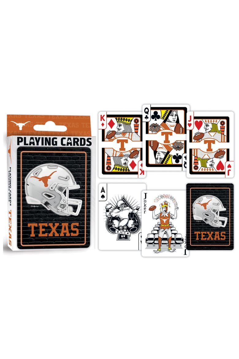 Texas Longhorns Neon Playing Cards, Alternate, color, Multicolor