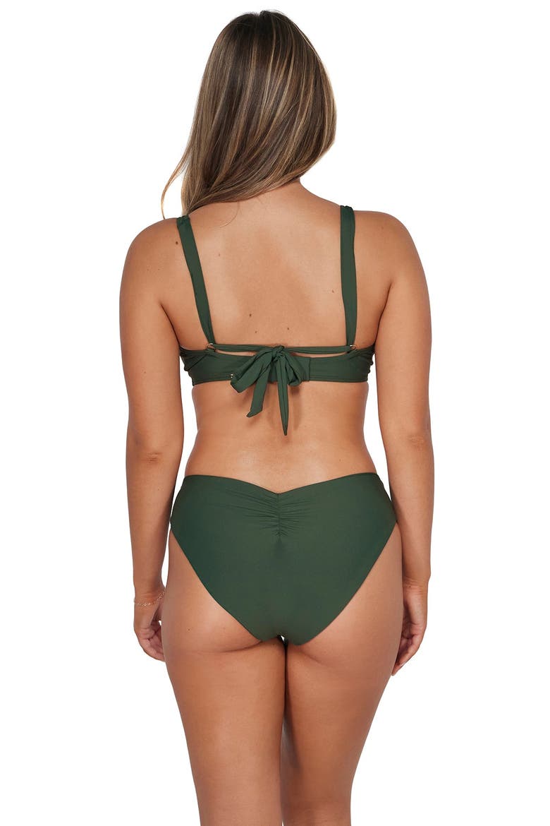 Vienna V-Wire Bikini Swimsuit Top - F Cup, Alternate, color, Island Green