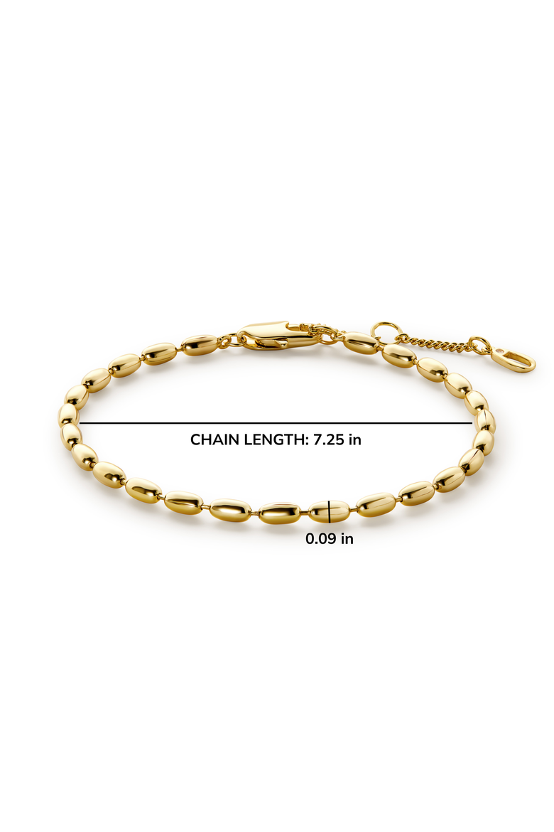 Gold Chain Bracelet - Colette, Alternate, color, Gold