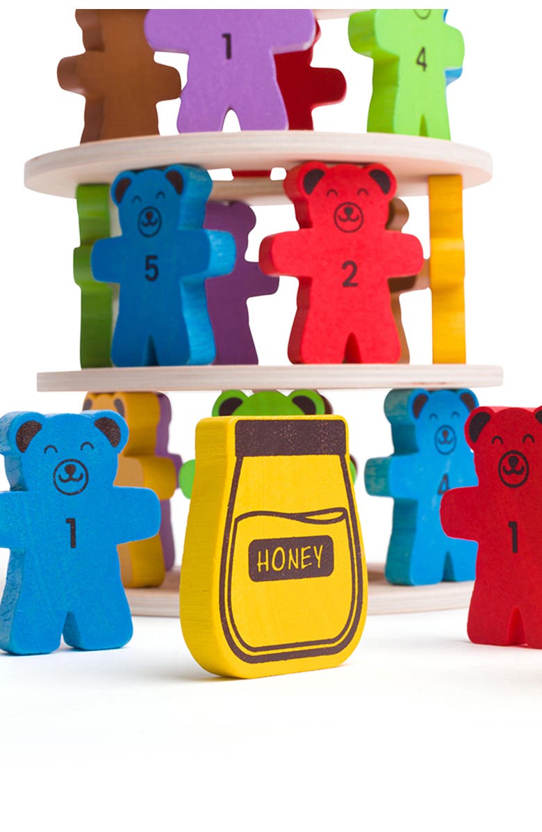 Bigjigs Toys Tumbling Teddies, Alternate, color, Multicoloured