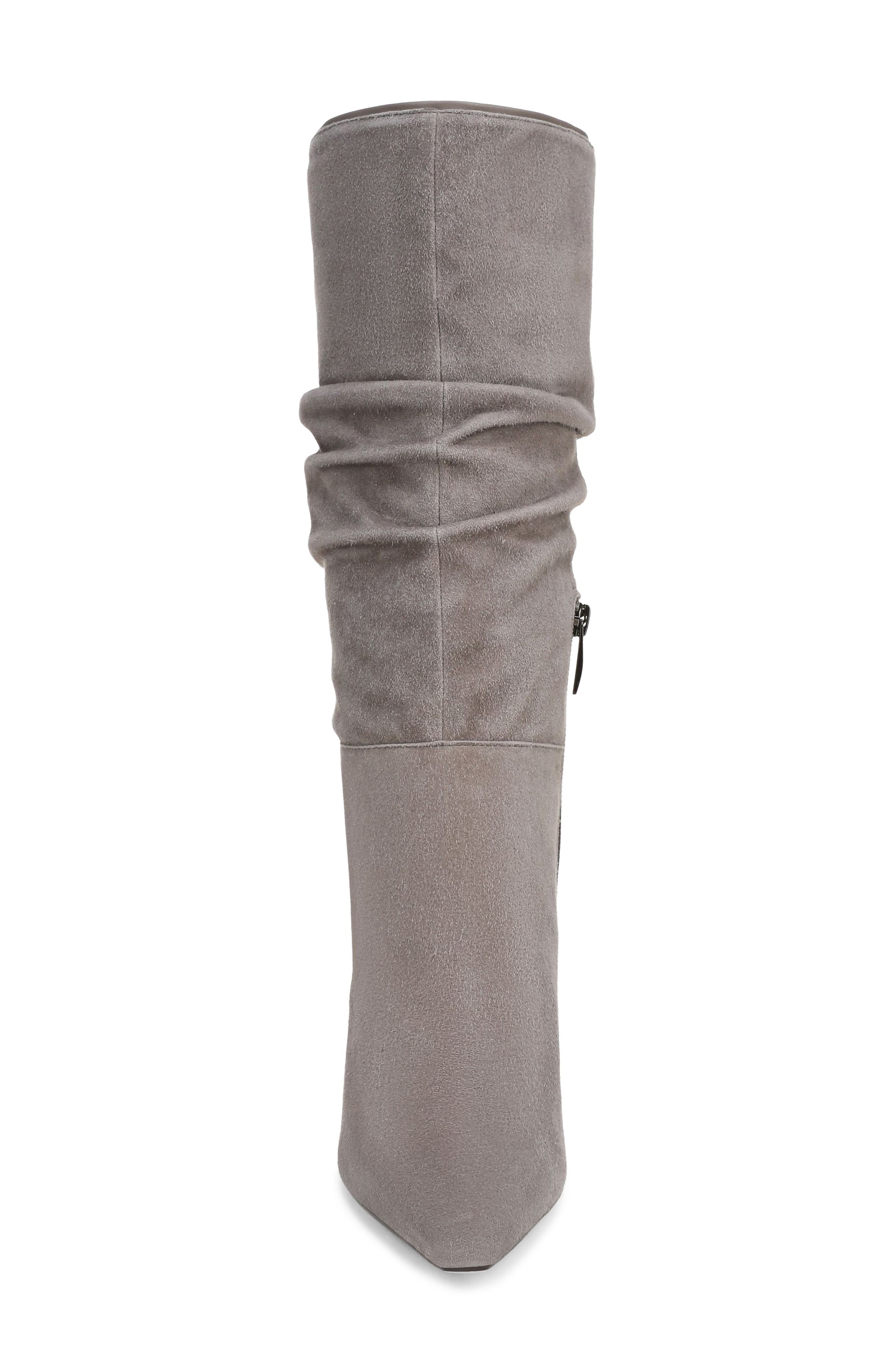 Fletcher Leather Boot, Alternate, color, FOG GREY SUEDE WC