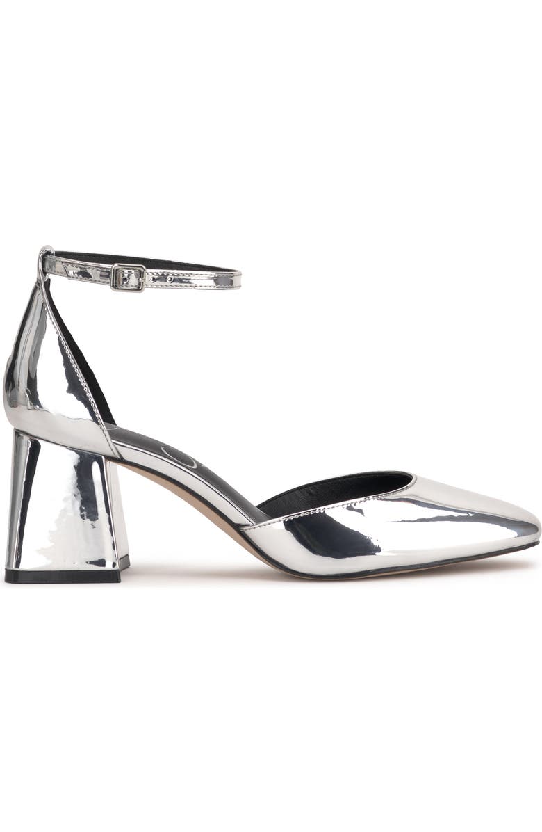 Jessica Simpson Fulian Block Heel Sandal, Alternate, color, Silver