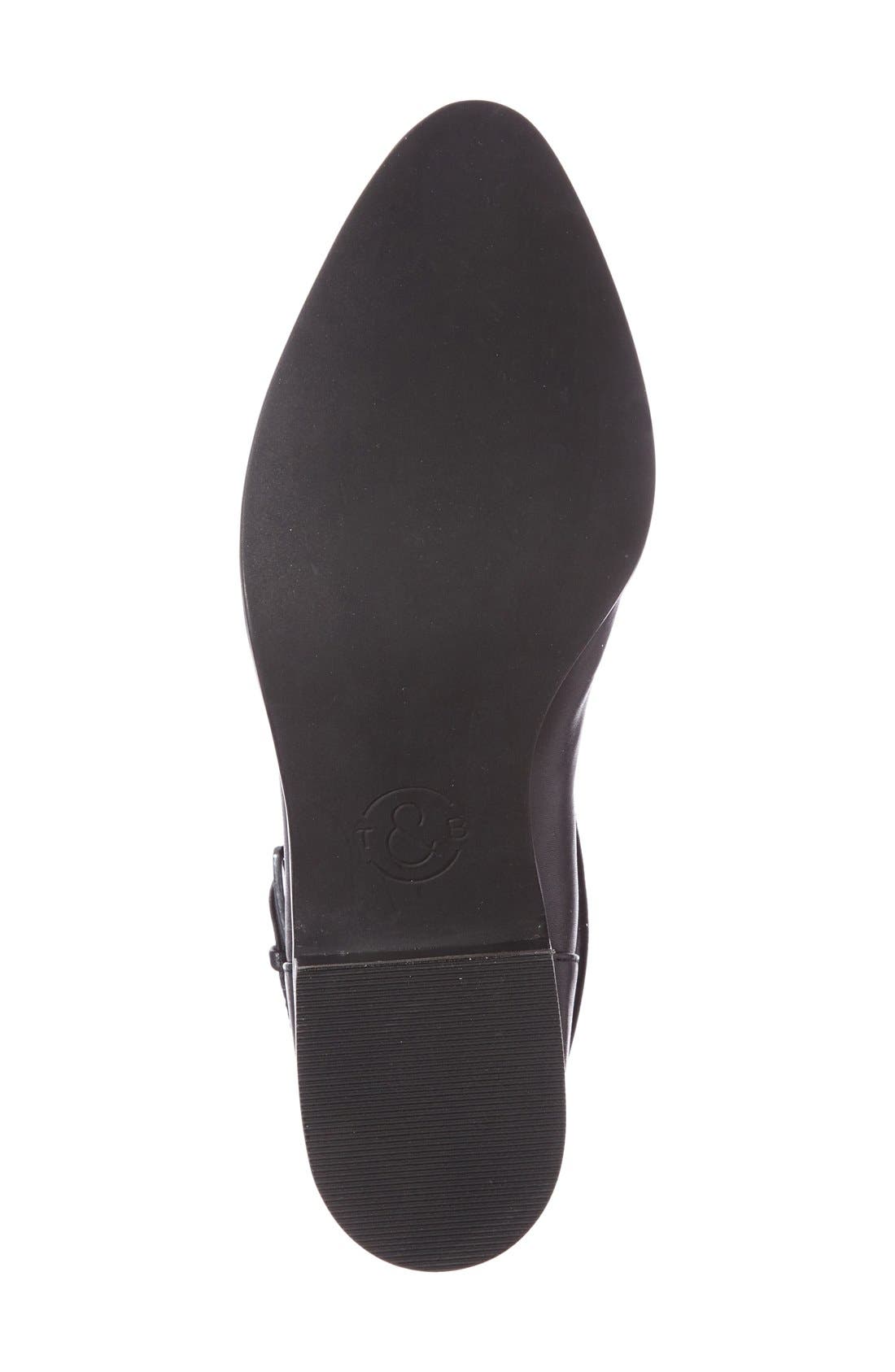 Treasure&Bond Pax Block Heel Bootie, Alternate, color, BLACK LEATHER