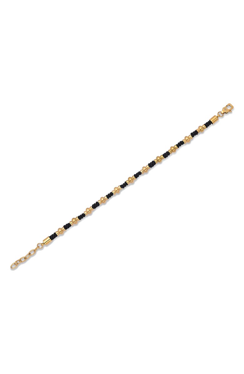 EYE CANDY LOS ANGELES Beaded Bracelet, Alternate, color, Gold