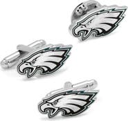 Cufflinks, Inc. NFL Philadelphia Eagles Cuff Links & Lapel Pin Gift Set