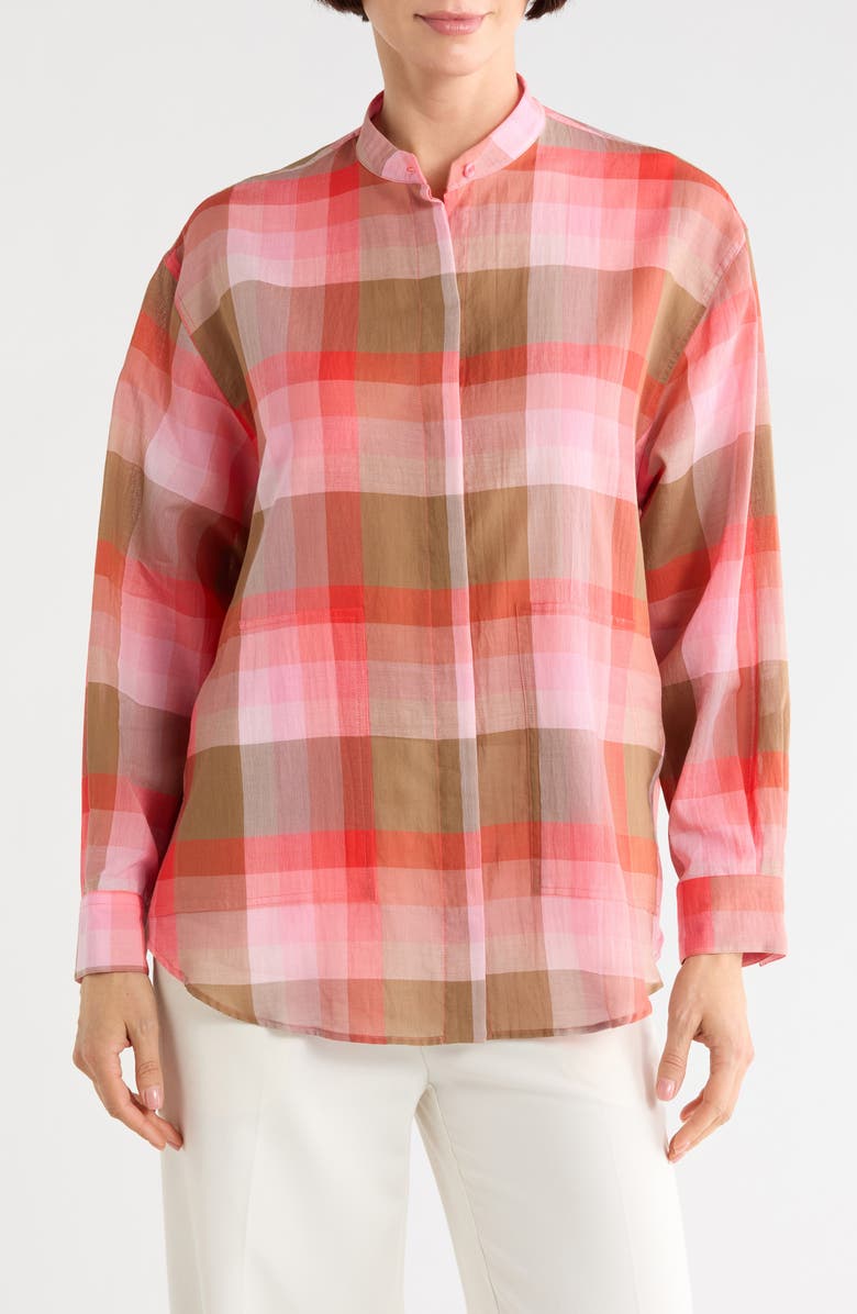 Longchamp Tunic Top, Main, color, Coral