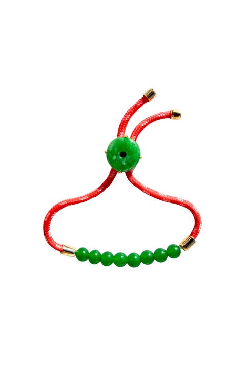 Paracord Jade Slider Bracelet