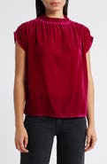 Wit & Wisdom Extended Sleeve Velvet Top