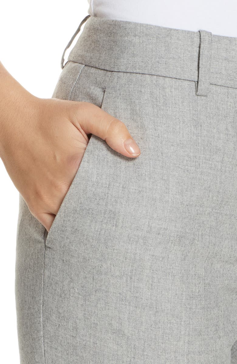 Theory Treeca Flannel Ankle Pants, Alternate, color, 