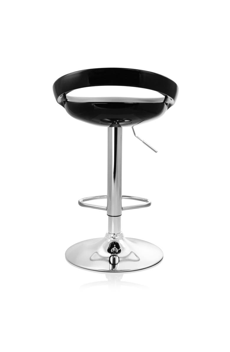 Elama 2 Piece Retro Adjustable Bar Stool, Alternate, color, Black