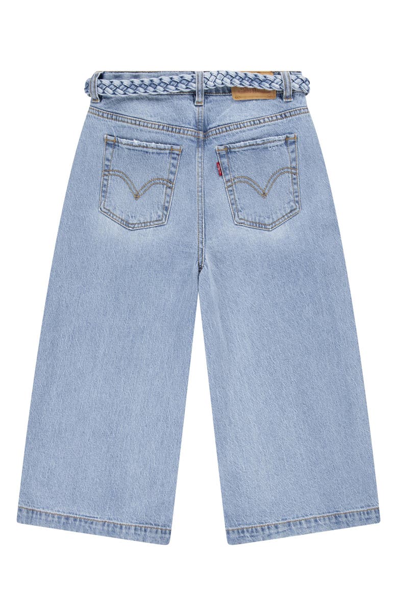 Levi's<sup>®</sup> Kids' Belted Cropped Jeans, Alternate, color, 
