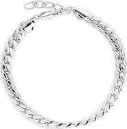 Sterling Forever Classic Cuban Chain Bracelet