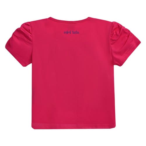 Mimi Tutu Unicorn-appliqué T-shirt In Pink Raspberry