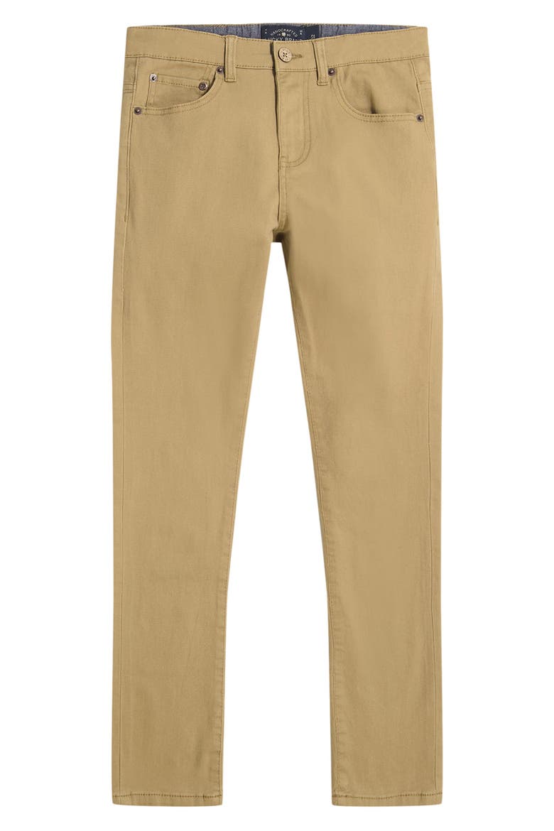 Kids' Slim Fit Five-Pocket Twill Pants, Main, color, KELP