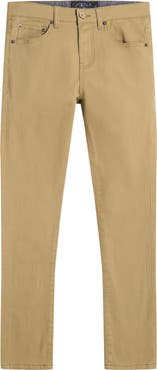 Lucky Brand Kids' Slim Fit Five-Pocket Twill Pants