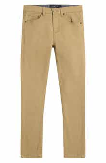 Lucky Brand Kids' Slim Fit Five-Pocket Twill Pants