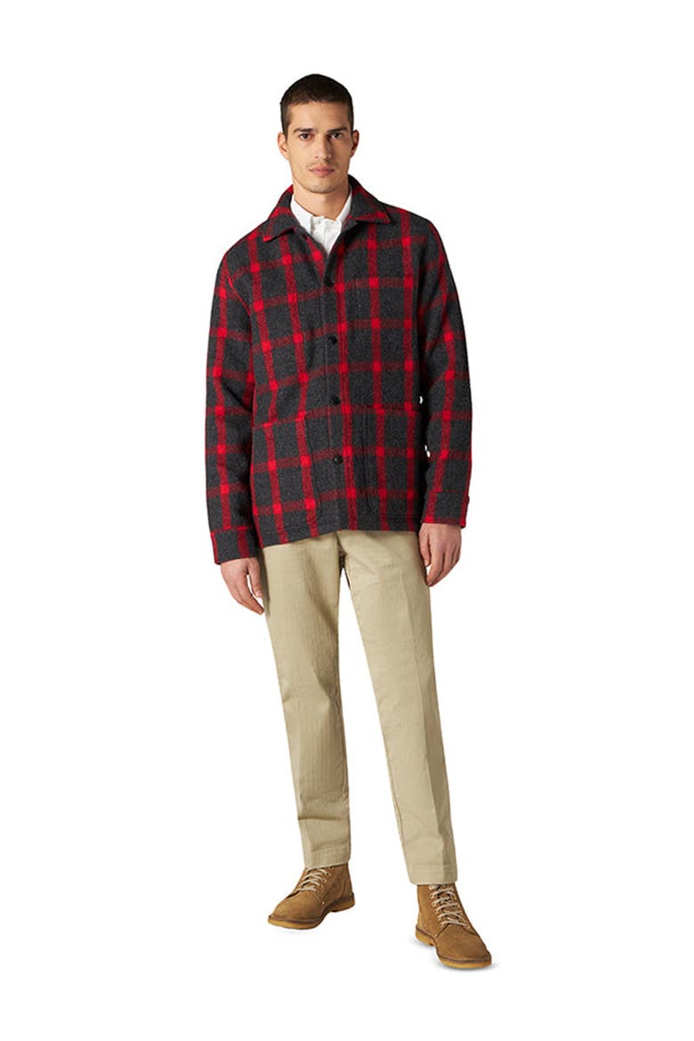 Steck Wool Check Overshirt, Alternate, color, MELANGE