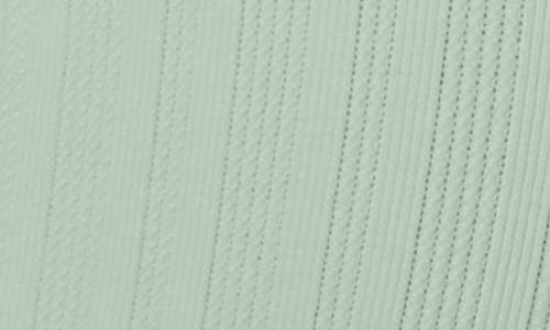 Florence By Mills Ribbed Shorts In Iceberg Green