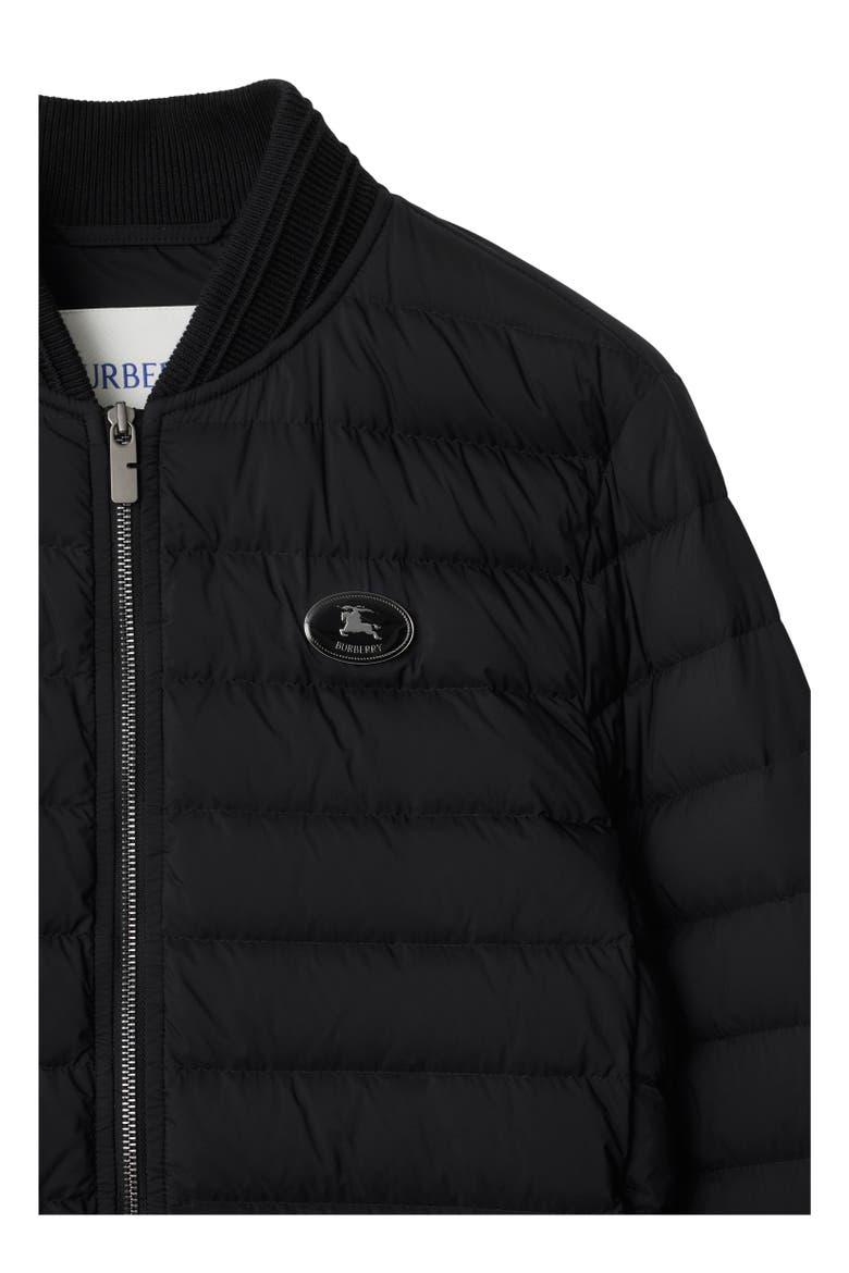 Nylon Puffer Jacket, Alternate, color, Black