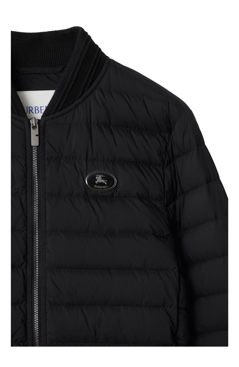Burberry Nylon Puffer Jacket, Alternate, color, Black