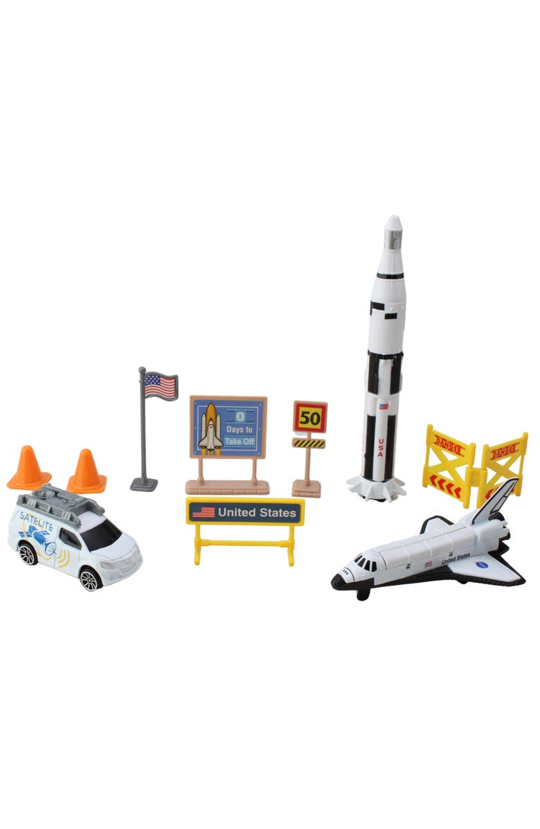 Space Adventure Space Shuttle Playset 10 Pieces, Alternate, color, Multicolored