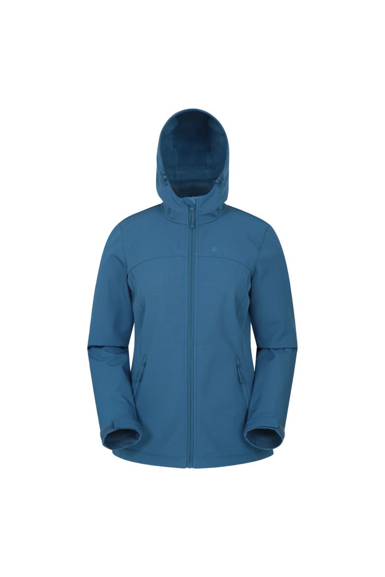 Exodus Water Resistant Soft Shell Jacket, Main, color, Blue